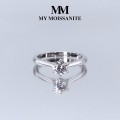 Ella - Solitaireforlovelsesring med moissanite