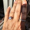 Ella - Solitaireforlovelsesring med moissanite