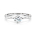 Ella - Solitaireforlovelsesring med moissanite