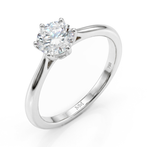 Ella - Solitaireforlovelsesring med moissanite