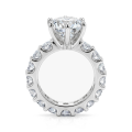 Solstice - Storslået forlovelsesring med moissanite i evighedsdesign