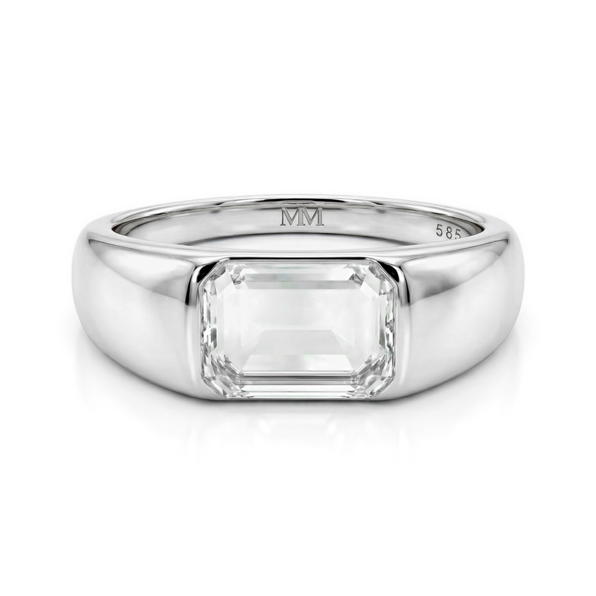 Portraitix - Herrering med moissanite i portraitslibning