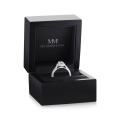 Haloise - Forlovelsesring med oval moissanite og halo | wedfit