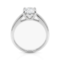 Elara - Solitairering med moissanite i cushionslibning | My Moissanite