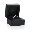 Liana - Solitairering med moissanite i marquiseslibning