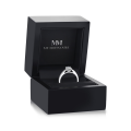 Eloise - Solitairering med oval moissanite