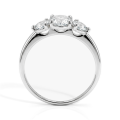 Aventine - Ring med tre moissanitesten | My Moissanite