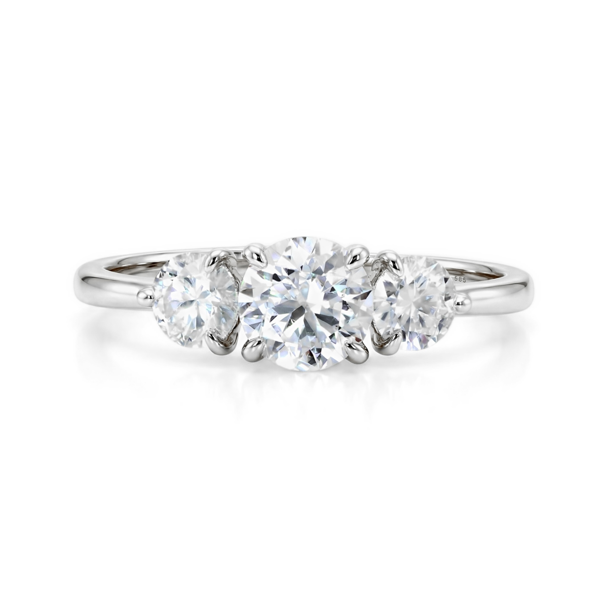 Aventine - Ring med tre moissanitesten | My Moissanite