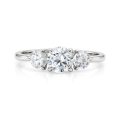 Aventine - Ring med tre moissanitesten | My Moissanite