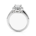 Seraphina - Forlovelsesring med moissanite og halo | My Moissanite