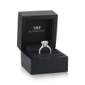 Circlique - Solitairering med moissanite til forlovelse