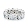Daphne - Helalliancering med ovalslebet moissanite
