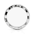 Seraph - Moissanitealliancering i snoet pavédesign