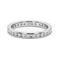 Zenora - Alliancering med moissanite i kanalfatning