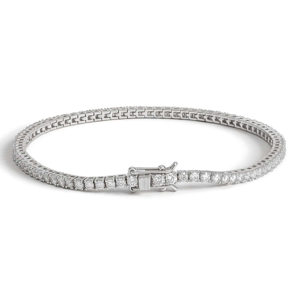 Solaris – Tennisarmbånd med moissanite