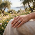 Orbella - Alliancering med kassefattet moissanite