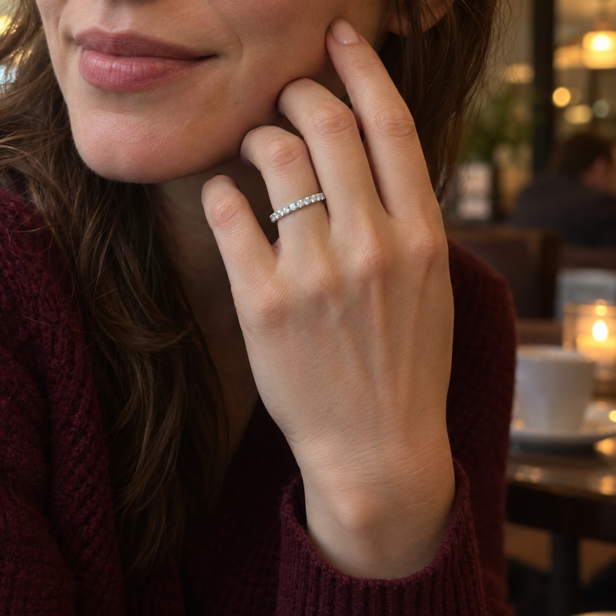 Evertina - Alliancering med moissanite