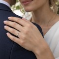 Starlet - Alliancering med moissanite