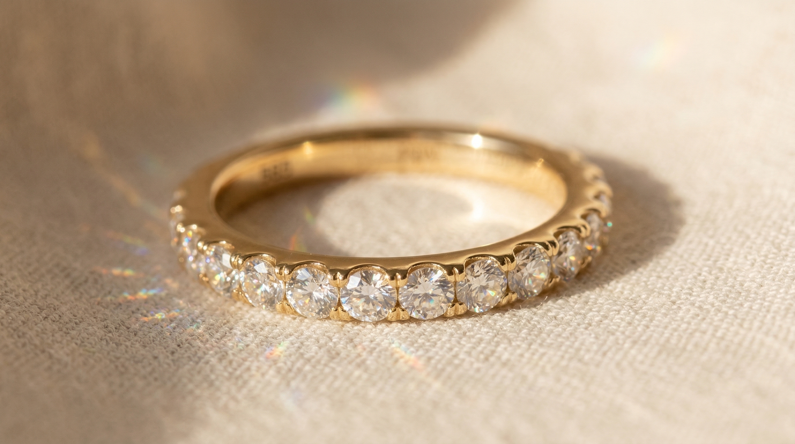 Moissanites brillans