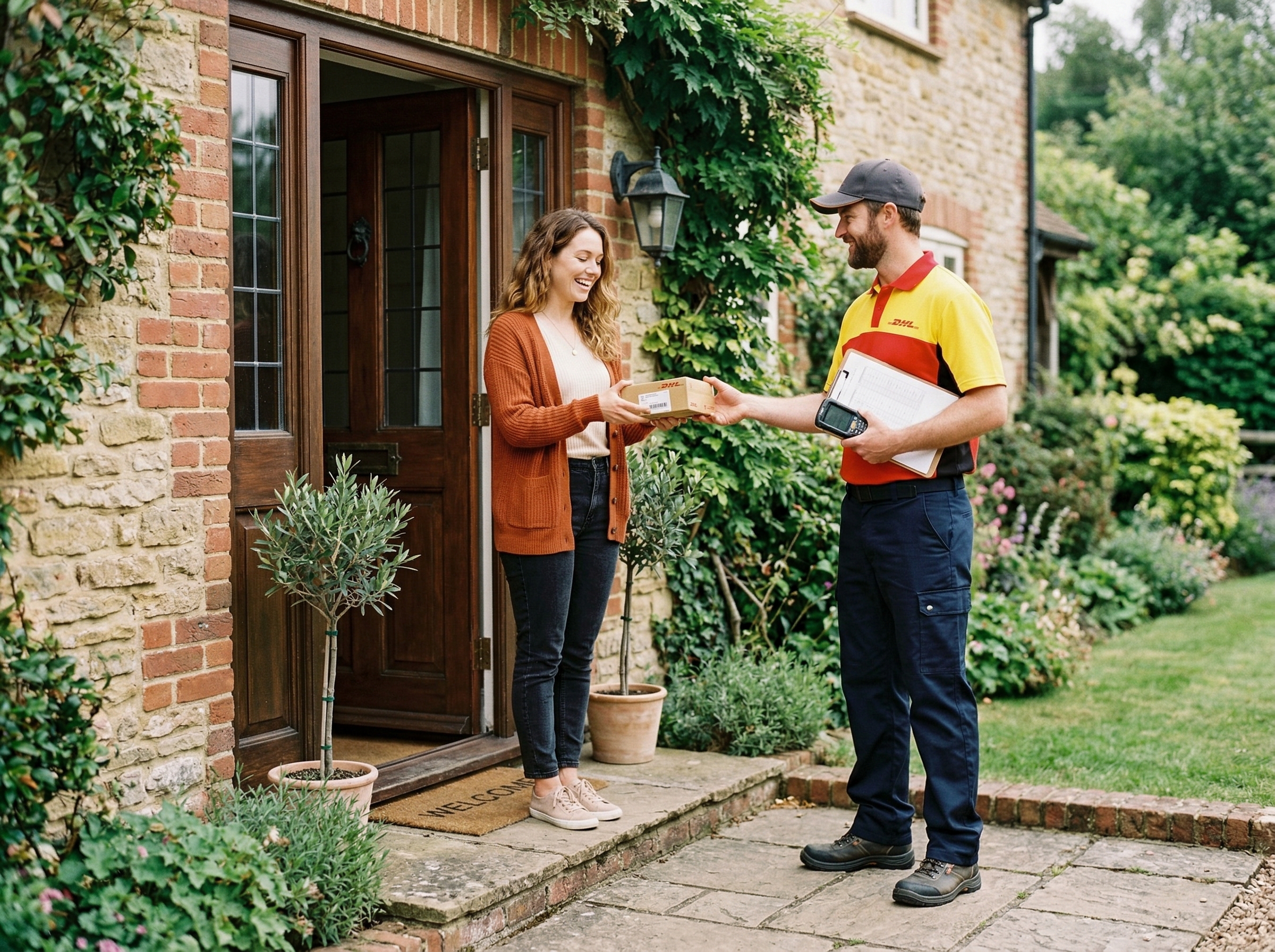 Levering med DHL Express